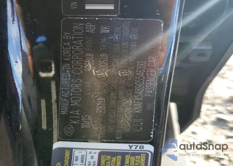 2016 Kia Forte Ex from USA, damaged, VIN KNAFX5A89G5546393